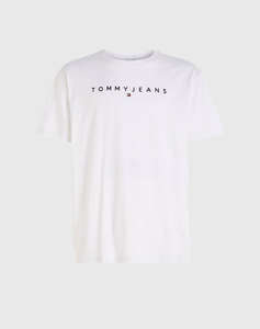 TOMMY JEANS TJM REG LINEAR LOGO TEE EXT