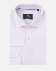 THE BOSTONIANS KOŠILE CHESTER CUSTOM FIT Micro Check POPLIN Semi-rex Custom Fit