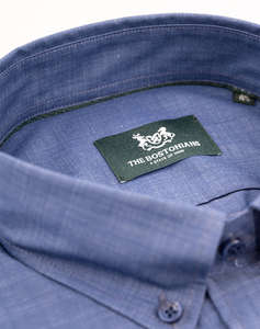 THE BOSTONIANS KOŠILE REGULAR FIT Plain SLUB Button-down Regular Fit