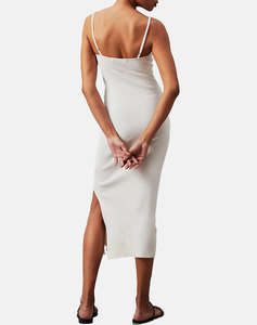 CALVIN KLEIN SCULPTED SWEATER DRESS