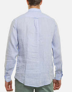 THE BOSTONIANS KOŠILE REGULAR FIT Plain LINEN Button-down Regular Fit