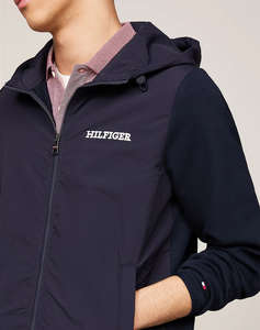 TOMMY HILFIGER MONOTYPE MIX MEDIA HDD ZIP THRU