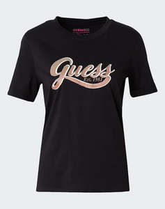 GUESS SS CN GLITTERY LOGO TEE TRIČKO DÁMSKÉ