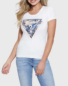 GUESS SS CN LEO TRIANGLE TEE TRIČKO DÁMSKÉ