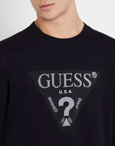 GUESS LS CN TRIANGLE TEE TRIČKO PÁNSKÉ