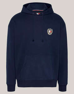 TOMMY JEANS TJM REG TJ FLAG CREST HOOD EXT