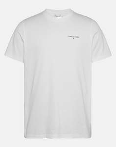 TOMMY JEANS TJM SLIM LINEAR CHEST TEE EXT