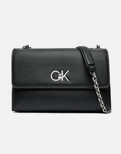 CALVIN KLEIN RE-LOCK CONV SHOULDER BAG_PBL (Rozměry: 25 x 17 x 7 cm)