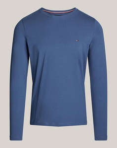 TOMMY HILFIGER STRETCH SLIM FIT LONG SLEEVE TEE