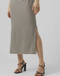 VERO MODA VMFIONA SL O-NECK 7/8 DRESS VMA NOOS