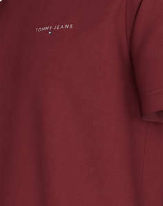 TOMMY JEANS TJM SLIM LINEAR CHEST TEE EXT