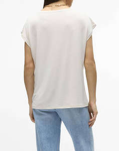 VERO MODA VMFILLI SS V-NECK TEE GA NOOS